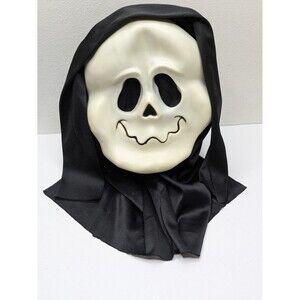 Easter Unlimited Ghostface Scream Sguiggly Face YOUTH Childs VTG Halloween Mask